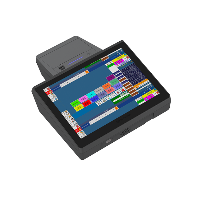 scangle k2 all in one pos cash register with 58mm autocutter thermal printer support windows & android os