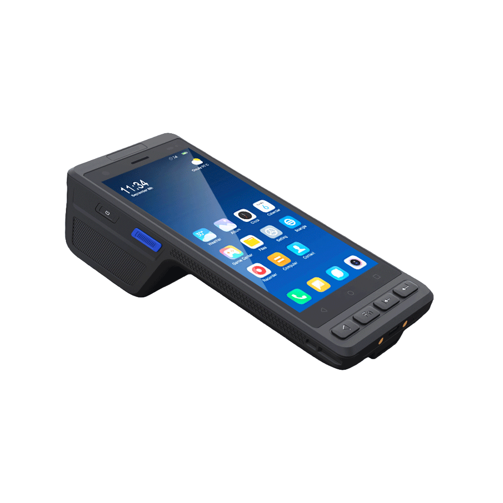 5.5 inch PDAs handheld POS terminal with 58mm thermal printer 